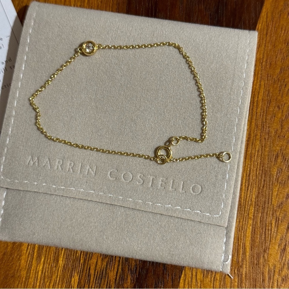 Marrin Costello 14k Gold‎ plated  Soleil Bracelet, 7"